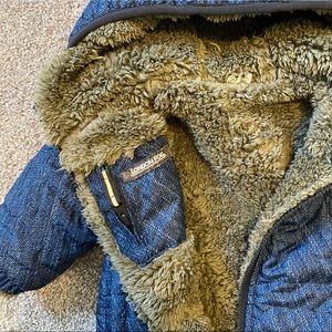 London Fog Sherpa Lined Quilted Jacket- 18M